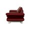 Velluti Leather Three Seater Sofa in Red from Koinor 10