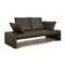 Rivo Leather Two Seater Gray Sofa from Koinor 3