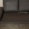Rivo Leather Two Seater Gray Sofa from Koinor 5
