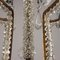 Vintage Metal & Glass Chandelier, Image 6