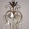 Vintage Metal & Glass Chandelier, Image 3