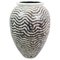 Stoneware Floor Vase in Blue, Grey and White by Peter Weiss, 1980s 1