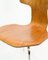 Sedie da pranzo modello T in teak di Arne Jacobsen, anni '60, set di 4, Immagine 9