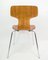 Model T Dining Chairs in Teak by Arne Jacobsen, 1960s, Set of 4 13