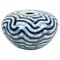 Ceramic Vase in Blue and White by Peter Weiss, 1990s 1