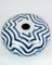 Ceramic Vase in Blue and White by Peter Weiss, 1990s 2