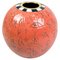 Round Vase in Orange Glaze by Lene Regius, 1990s 1