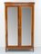 Louis 16 Revival French Iroko & Brass Armoire Beveled Mirrors, 1900s 2
