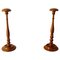 20th Century French Turned Beech Hat Holders, 1920s 1