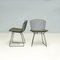 Black & Green Side Dining Chairs by Harry Bertoia for Knoll, 2010s, Set of 2 2