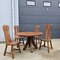 Brutalist Dining Set from De Puydt Belgium 1970s, Set of 5 2