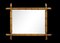 19th Century Bamboo Wall Mirror 1