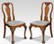 George II Walnut Dining Chairs, 1890s, Set of 2 7