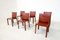 Mid-Century Modern Chairs Model Cab 412 attributed to Mario Bellini for Casina, 1970s, Set of 6 5