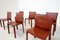 Mid-Century Modern Chairs Model Cab 412 attributed to Mario Bellini for Casina, 1970s, Set of 6 6
