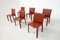 Mid-Century Modern Chairs Model Cab 412 attributed to Mario Bellini for Casina, 1970s, Set of 6 2