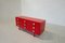 Mid-Century Modern Red Lacquered Sideboard by Planula, Italy, 1970s 2