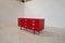 Rotes Lackiertes Mid-Century Sideboard von Planula, Italien, 1970er 8