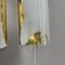 Lámparas de pared Hollywood Regency de cristal de Murano atribuidas a Kalmar Lights, años 60. Juego de 2, Imagen 7