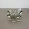 Large Brutalist Lucid Glass Bowl Element Shell Ashtray, France, 1970s, Image 4