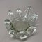 Large Brutalist Lucid Glass Bowl Element Shell Ashtray, France, 1970s, Image 15