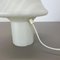 Original Glass Mushroom Zebrano Desk Light No2 attributed to Peill & Putzler, Germany, 1970s 11