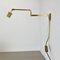 Minimalist Adjustable Swing Arm Brass Wall Light from Stilnovo, Italy, 1970s 12