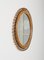 Mid-Century Round Rattan and Bamboo Wall Mirror, Italy, 1960s, Image 5