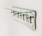 Mid-Century Coat Rack Shelf in Mirror, Brass & Glass attributed to Cristal Art, Italy, 1950s 16