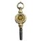 19th Century Brass and Gold Watch-Key with Citrine Stone 1