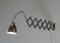 Industrial Wall Mounted Scissor Lamp by Agi, 1930s 8