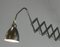 Industrial Wall Mounted Scissor Lamp by Agi, 1930s 10