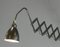 Industrial Wall Mounted Scissor Lamp by Agi, 1930s, Image 10