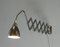 Industrial Wall Mounted Scissor Lamp by Agi, 1930s 9