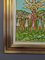 Danza de jardín, años 50, pintura al óleo, enmarcado, Imagen 11