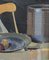 Expect, anni '50, dipinto ad olio, con cornice, Immagine 4
