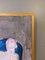 The Blue Couch, 1950s, Oil Painting, Framed 5