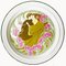Art Nouveau Plate from KG Luneville, France, 1900s, Image 1