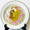 Art Nouveau Plate from KG Luneville, France, 1900s, Image 4