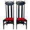 Vintage Argyle Chairs by Charles R. Mackintosh for Atelier International, 1990, Set of 2, Image 2