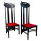 Vintage Argyle Chairs by Charles R. Mackintosh for Atelier International, 1990, Set of 2, Image 1