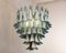 White and Octanium Murano Glass Petal Chandelier, Italy, 1990s, Image 7