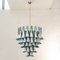 White and Octanium Murano Glass Petal Chandelier, Italy, 1990s, Image 3