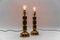 Mid-Century Modern Brass Table Lamp Bases, 1960s, Set of 2, Image 3