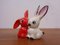 Figuras de conejo de Pascua de cerámica de Goebel, años 60. Juego de 5, Imagen 12