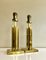 Regency Wolkenkratzer Tischlampen aus Messing, 1970er, 2er Set 2