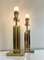 Regency Brass Skyscraper Table Lamps, 1970s, Set of 2 4