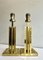 Regency Brass Skyscraper Table Lamps, 1970s, Set of 2 5