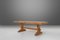 French Rustic Wooden Dining Table, 1950s 4