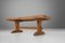 French Rustic Wooden Dining Table, 1950s 10